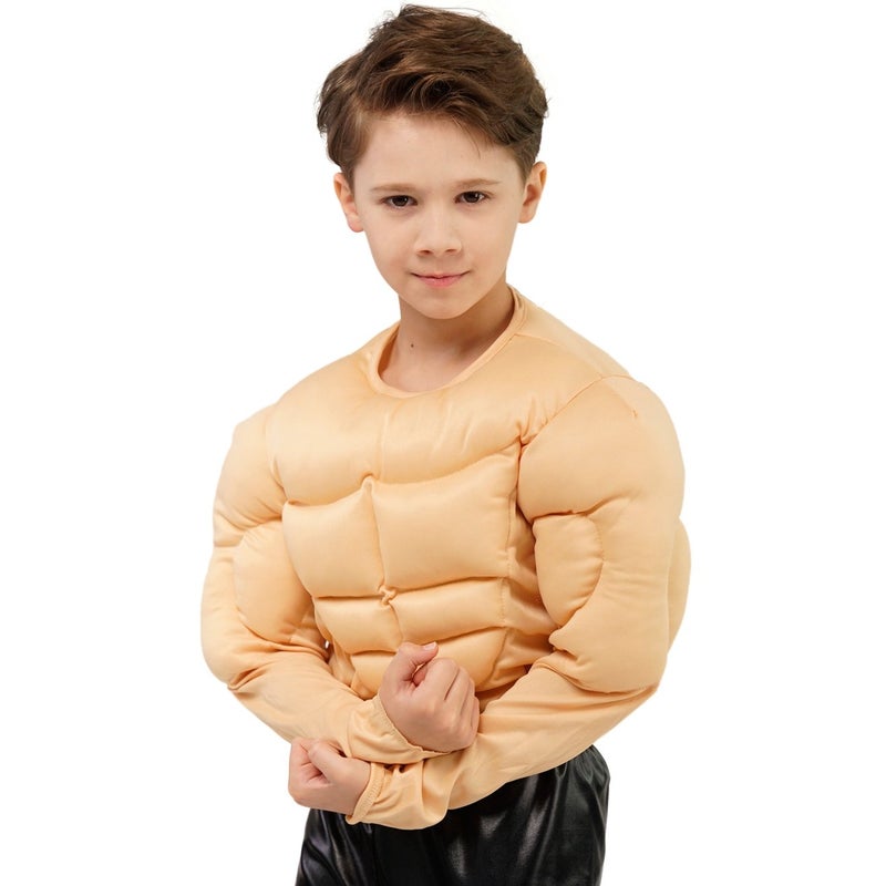 DSplay Kids Boy Muscle Shirt Costume (4-6Y) - Image 2